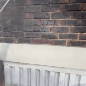 Brick and Stone Sill Cleaning